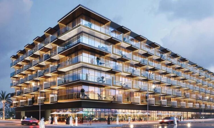 بن غاطی کرسنت توسط بن غاطی در جمیرا ویلج سرکل ( جی وی سی ) دبی امارات متحده عربی