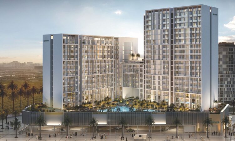 پروژه آپارتمانی جنات شرکت ساختمانی دیار در منطقه میدتاون دبی