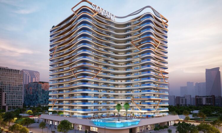 پروژه آپارتمانی اسکایروس شرکت ساختمانی سمانا امارات در منطقه ارجان دبی