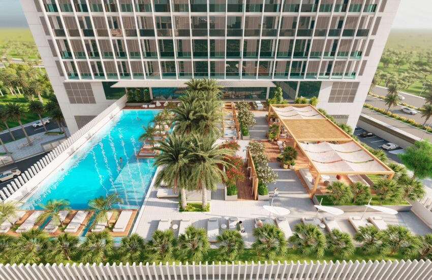 آپساید بیزینس بی توسط اس آر جی هلدینگ در منطقه بیزینس بای در شهر زیبای دبی