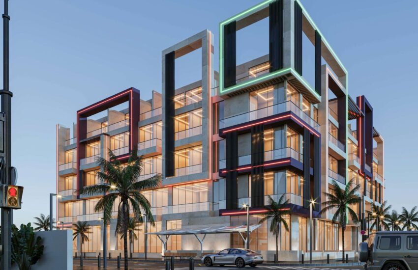 آپارتمان های 555 پارک ویوز در منطقه جی وی تی دبی