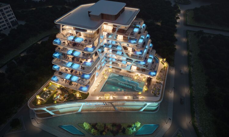 آپارتمان های سامانا کالیفرنیا 2 برای فروش در منطقه الفرجان دبی