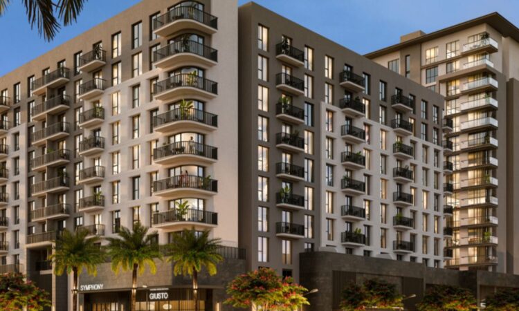 آپارتمان های سمفونی برای فروش توسط نشاما در منطقه تاون اسکوئر دبی