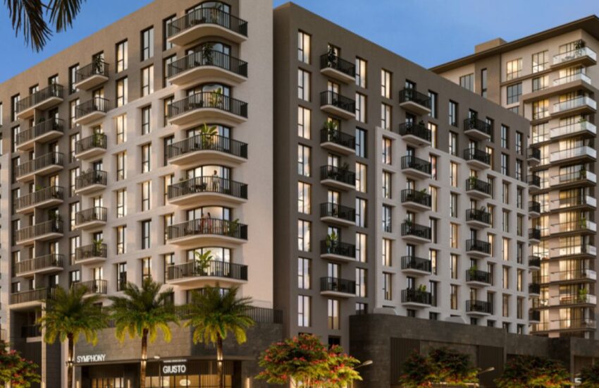 آپارتمان های سمفونی برای فروش توسط نشاما در منطقه تاون اسکوئر دبی