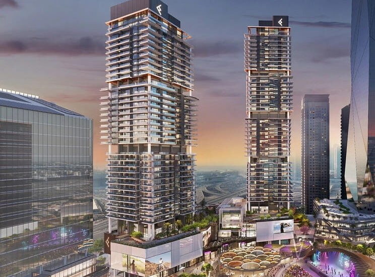 آپارتمان های مرسر هاوس در آپ تاون دبی