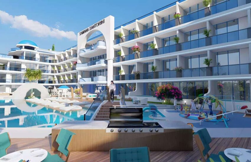 آپارتمان های سانتورینی در استودیو سیتی دبی