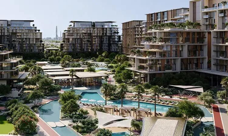 آپارتمان‌های کرست لن در سیتی واک دبی