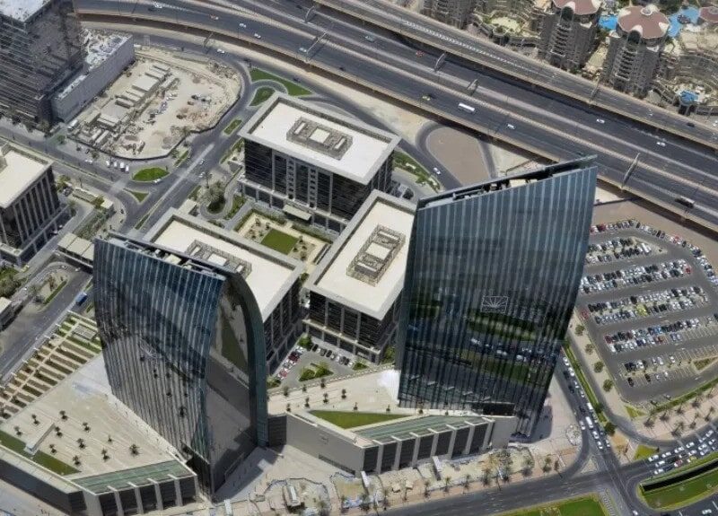 دفاتر تجاری برج بلوارد پلازا در داون تاون دبی