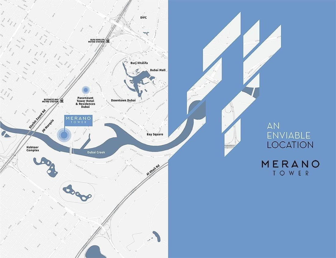 برج میرانو (Merano Tower) از شرکت داماک در منطقهٔ بیزینس بی