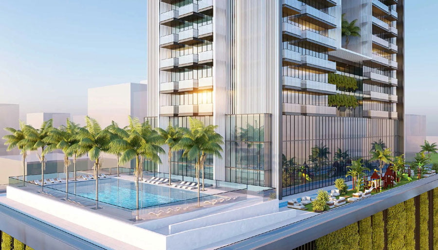 اسکای گیت تاور از شرکت تایگر در منطقه جمیرا ویلیج تراینگل