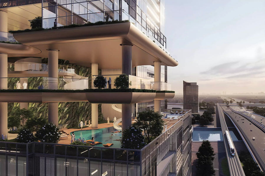 شوبا اسکای پارکس از شرکت شوبا واقع در شیخ زاید