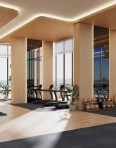 آپارتمان برج الحبتور بر جاده شیخ زاید در دبی