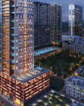 آپارتمان بن غاطی هاوس در منطقه جی وی سی دبی