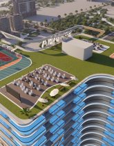 پروژه آپارتمانی اسکایروس شرکت ساختمانی سمانا امارات در منطقه ارجان دبی